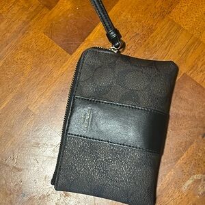 Coach Black Leather Bag